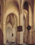 Pieter Jansz Saenredam, Church Interior in Utreche (mk08)
